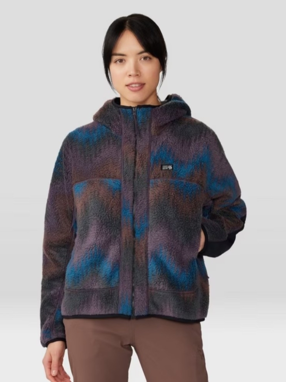 Mountain HardWear Mountain HardWear Women's HiCamp Fleece Printed Hoody Size S